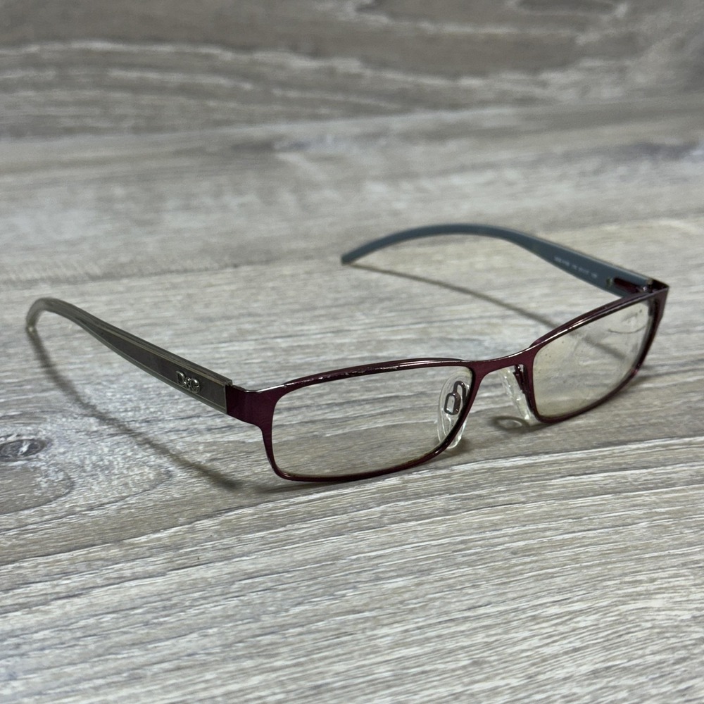 D&G Dolce & Gabbana 4159 Eyeglass Frames 51-17-135 Burgundy Gray Rectangle‎